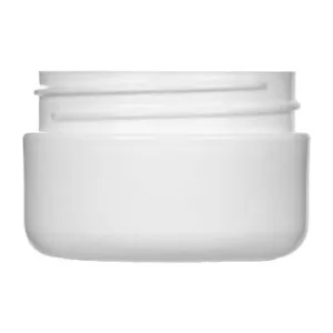 0.5 oz Double Wall Jar Round Base - White