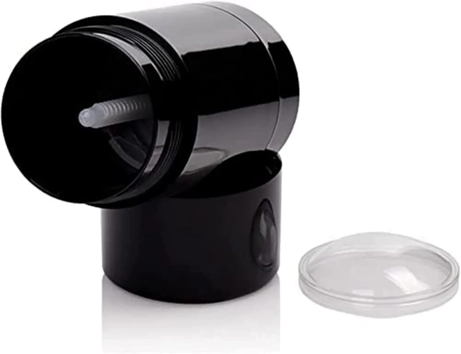 10 Pack 50ml Round Empty Deodorant Containers 1.7oz Twist Up Filling Stick Plastic Deodorant Container Empty Lip Balm Tubes Refillable Deodorant Tubes for DIY Lipstick Crayon Chapstick(Black)