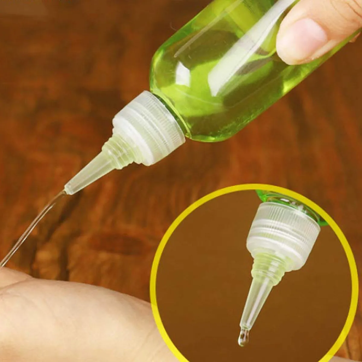 100pcs Needle Tip Plastic Bottles Transparent Squeeze Dispensing Bottle DIY Tool