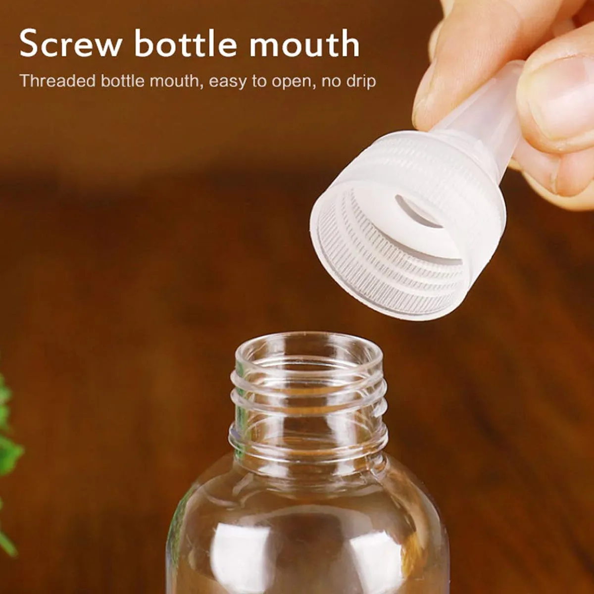 100pcs Needle Tip Plastic Bottles Transparent Squeeze Dispensing Bottle DIY Tool