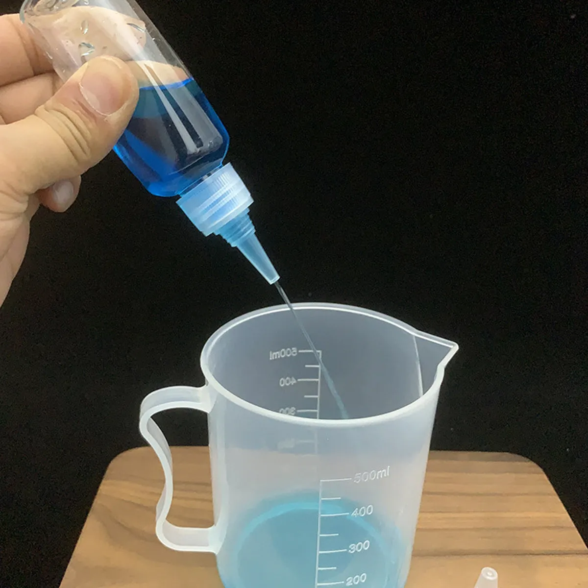 100pcs Needle Tip Plastic Bottles Transparent Squeeze Dispensing Bottle DIY Tool