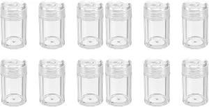 12 Pcs Loose Powder Bottle Powder for Women Concealer Powder Sifter Jar Loose Powder Container Powder Bottles Empty Powder Dispenser Mini Containers Travel Plastic Makeup Cosmetic