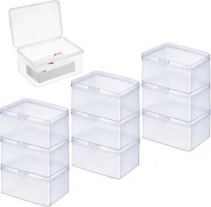 14 Pcs Playing Card Case Clear Playing Card Box Playing Deck Card Storage Box Card Deck Holder Card Organizer Compatible with MTG/TCG Baseball Sports Cards, 4.33 x 2.95 x 2.17 Inch