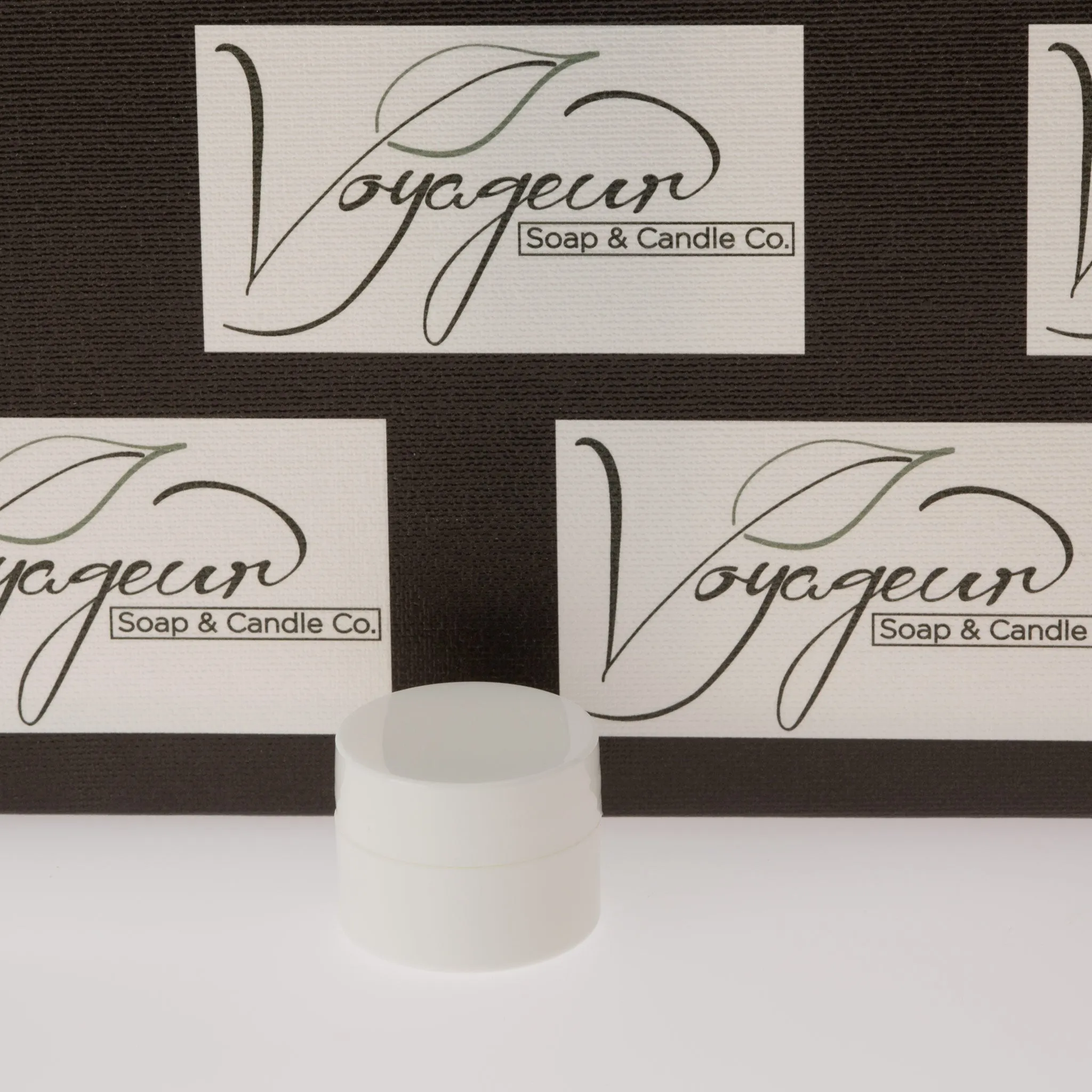 .25 oz / 7.5 ml White Lip Balm Jar with 33-400 White Cap