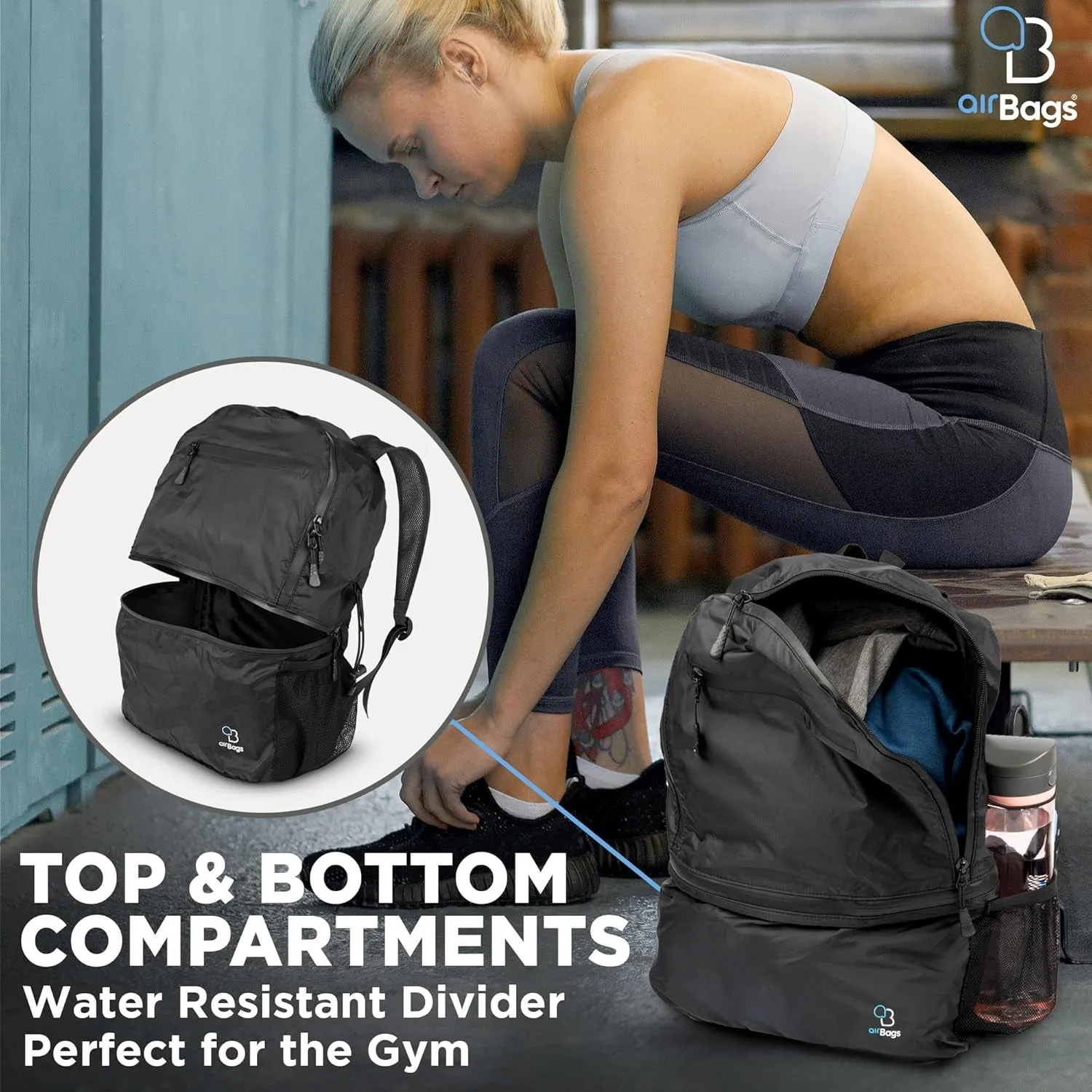 25L Waterproof Backpack - Packable Hiking Backpack for Travel - Small Foldable Bag - Nylon Ultra Lightweight Daypack for Men & Women
