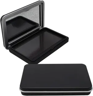2Pcs Empty Eyeshadow Palette with Mirror Travel Makeup Box Pressed Powder Pallet Cosmetic Case