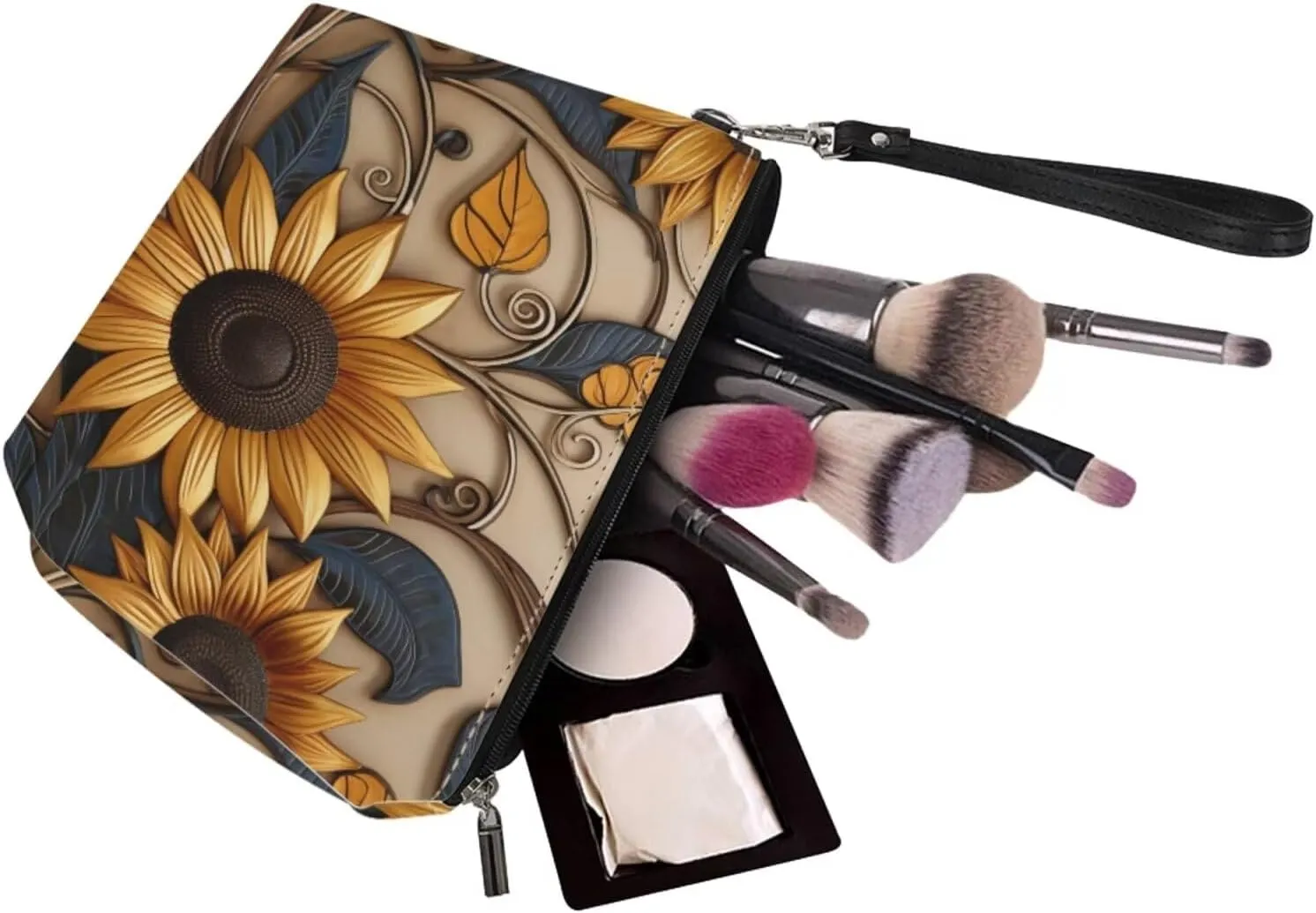 2PCS Tote Bag for Women Top Handle Purse with Wallet, Hobo Bag Tote Shoulder Bag with PU Cosmetic Bag