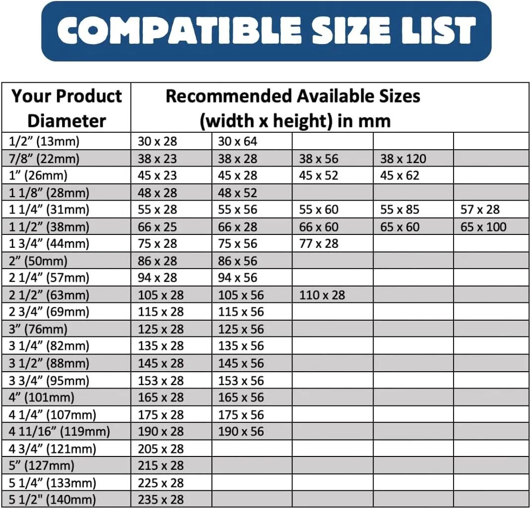 30 x 28 mm Clear Perforated Shrink Band for Unicorn Bottles, Small Dropper Bottles, Vials, and Many Other Containers. [Compatible Diameter: 1/2"] - Bundle of 1,000