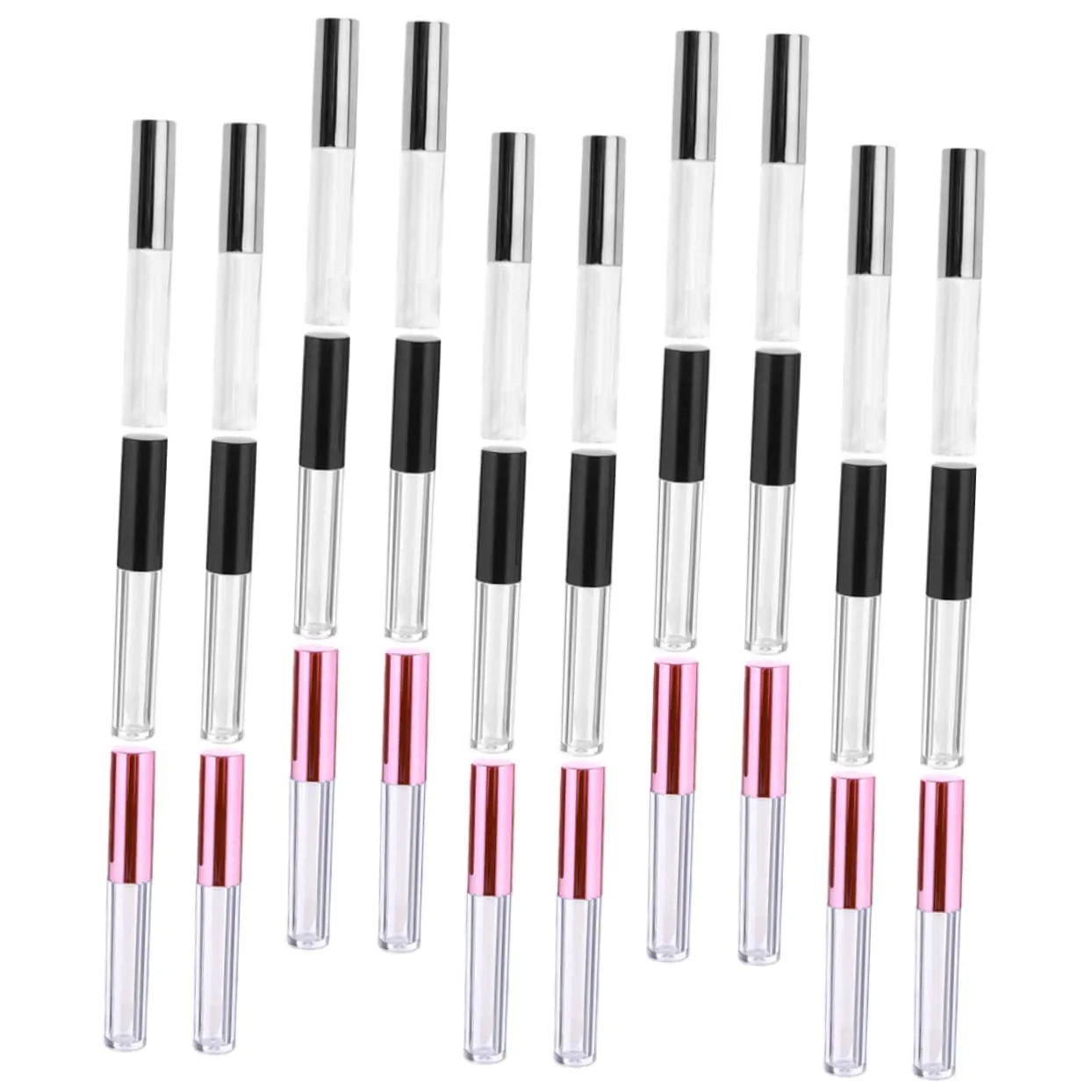 30pcs Empty Lip Gloss Tubes Reusable Lip Balm Containers for Lipstick Practical and Leakproof Design