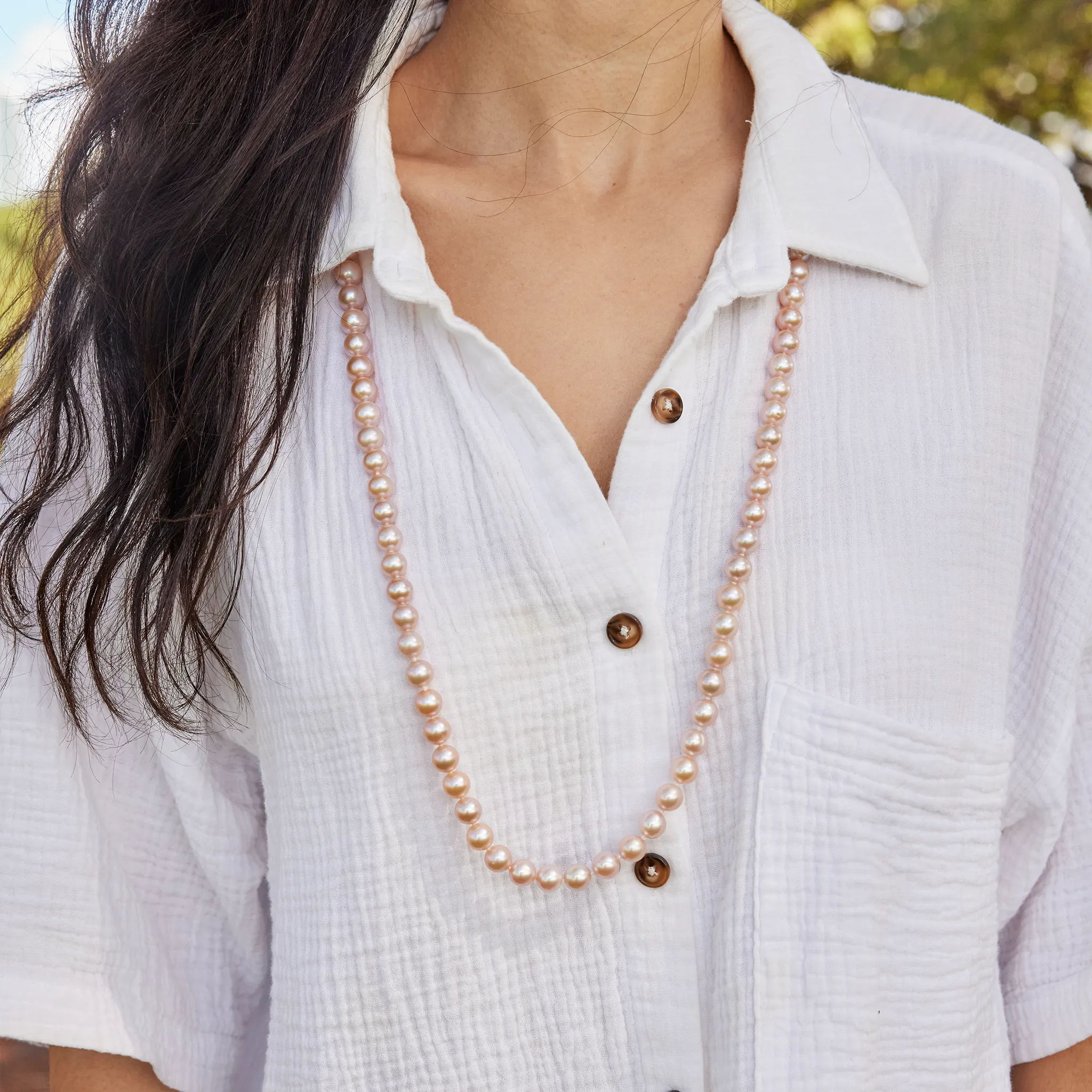 36" Mixed Freshwater Pearl Strand - 9-10mm