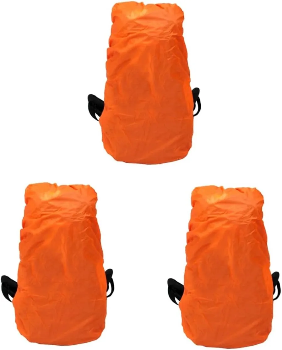 3pcs Outdoor Living Waterproof Cover for Large 50-80l Hiking Bag Rainproof Accessory