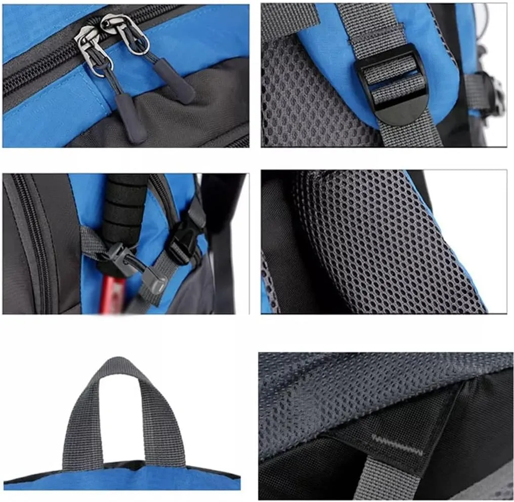 40L Outdoor Sports Backpack Travel Backpack Large Capacity Hiking Bag(Black-soul Eater1)