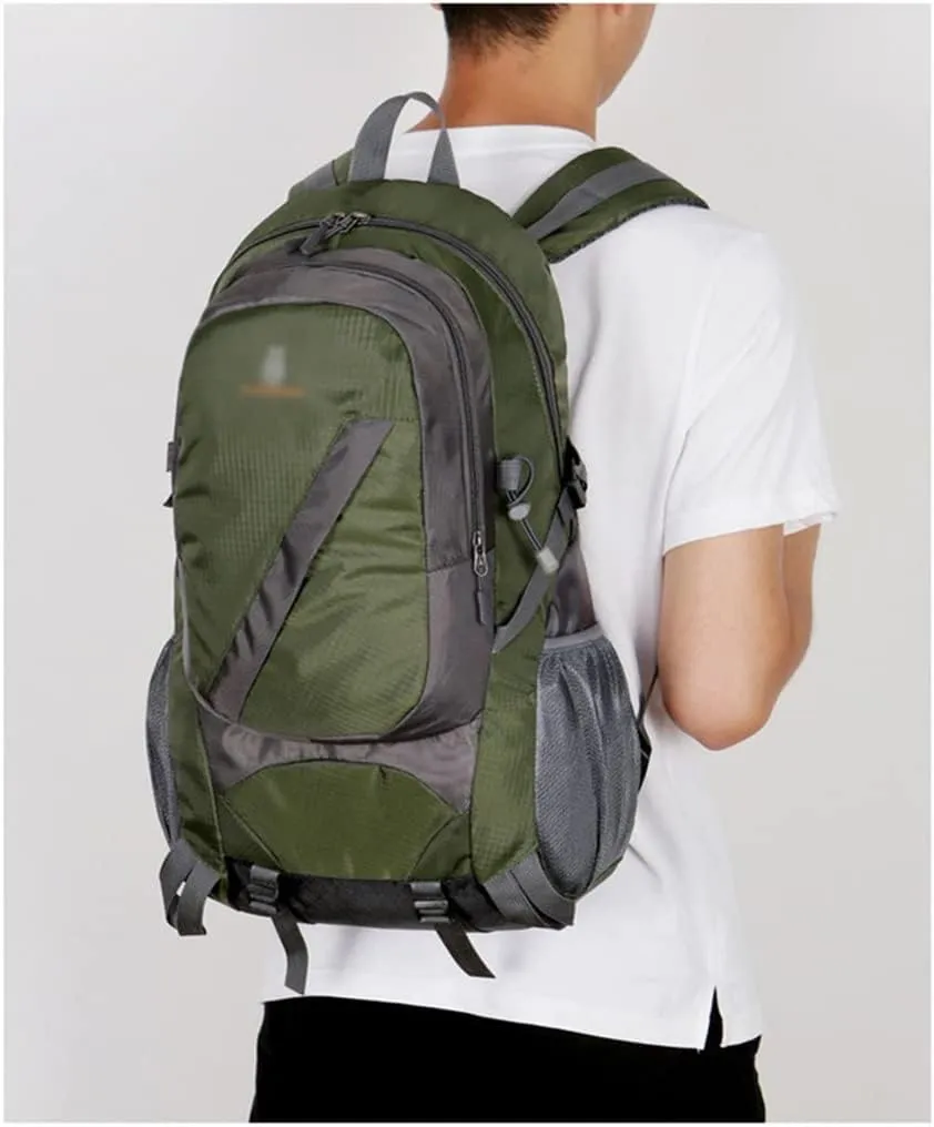 40L Outdoor Sports Backpack Travel Backpack Large Capacity Hiking Bag(Black-soul Eater1)