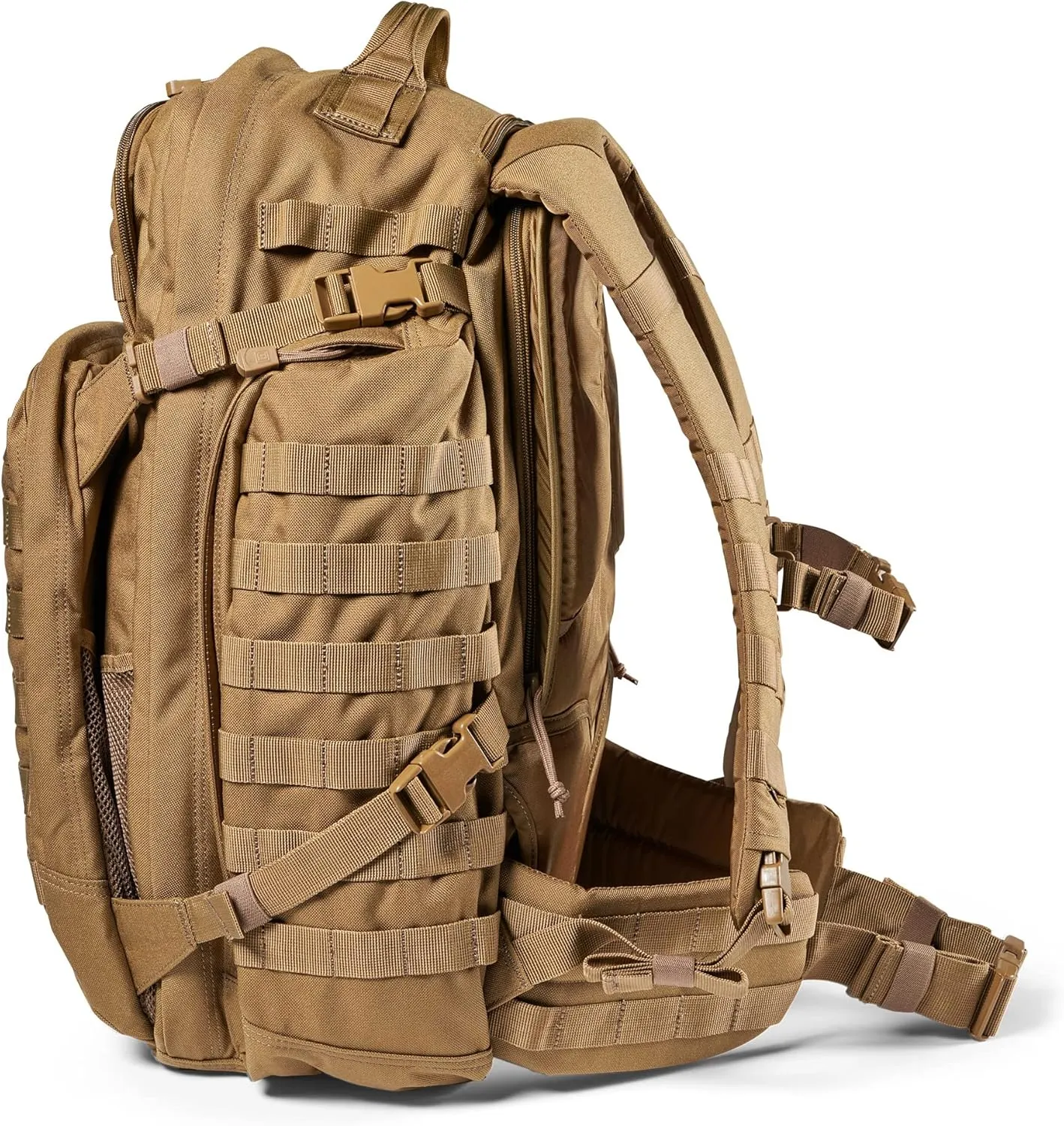 5.11 Tactical Backpack – Rush 72 2.0 – Pack and Laptop Compartment, 55 Liter, Large, Style 56565 – Kangaroo