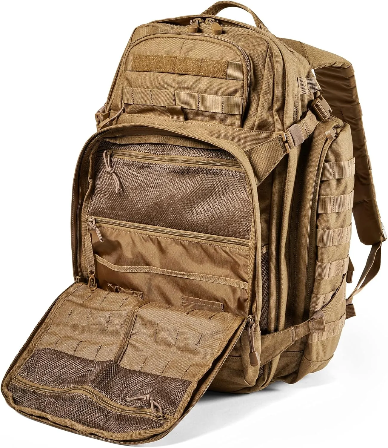 5.11 Tactical Backpack – Rush 72 2.0 – Pack and Laptop Compartment, 55 Liter, Large, Style 56565 – Kangaroo