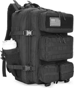 55L Tactical Backpack Heavy Duty Military Rucksack Molle Backpack 3 Day Assault Pack for Work Outdoors