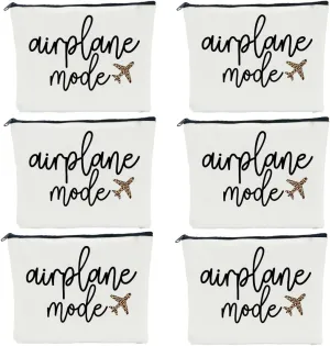 6 PCS Travel Gifts for Women - Girls Trip & Weekend Bags for Women Traveler Sister Besties Vacation Holiday Bachelorette Party Cosmetic Bag