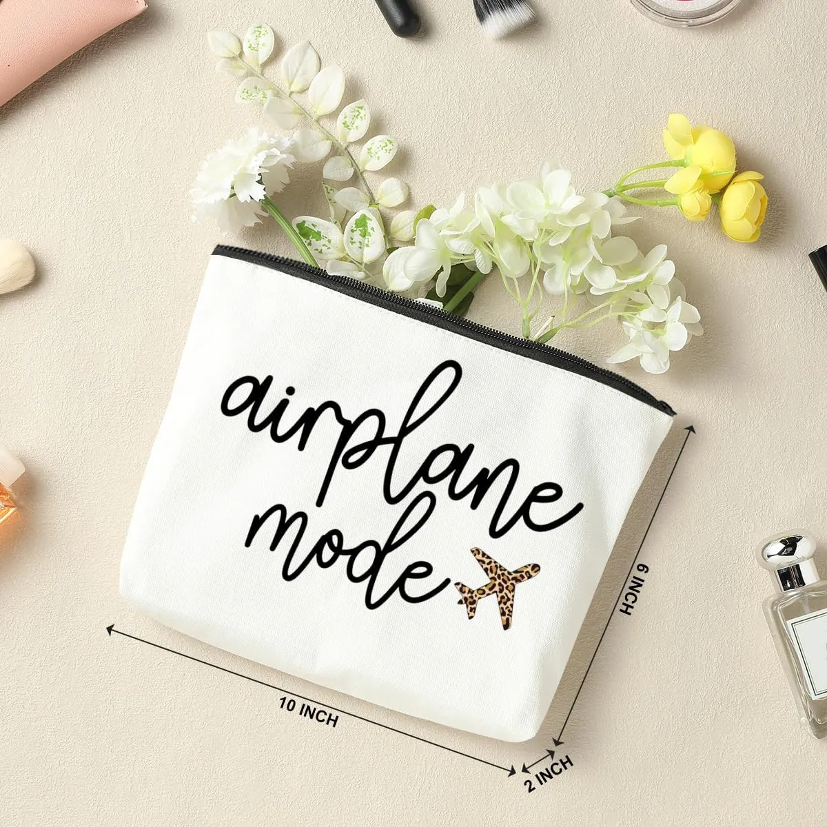 6 PCS Travel Gifts for Women - Girls Trip & Weekend Bags for Women Traveler Sister Besties Vacation Holiday Bachelorette Party Cosmetic Bag