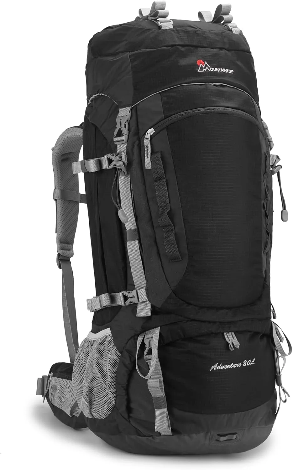 80L Internal Frame Backpack for Man & Women Backpacking Hiking Backpack with Rain Cover