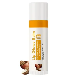 a-RaviIO,rganic Lip Glowy Balm With SPF 50 PA    & Kojic Acid - Ceramide & Peptide - SLS & Paraben Free 5 gm