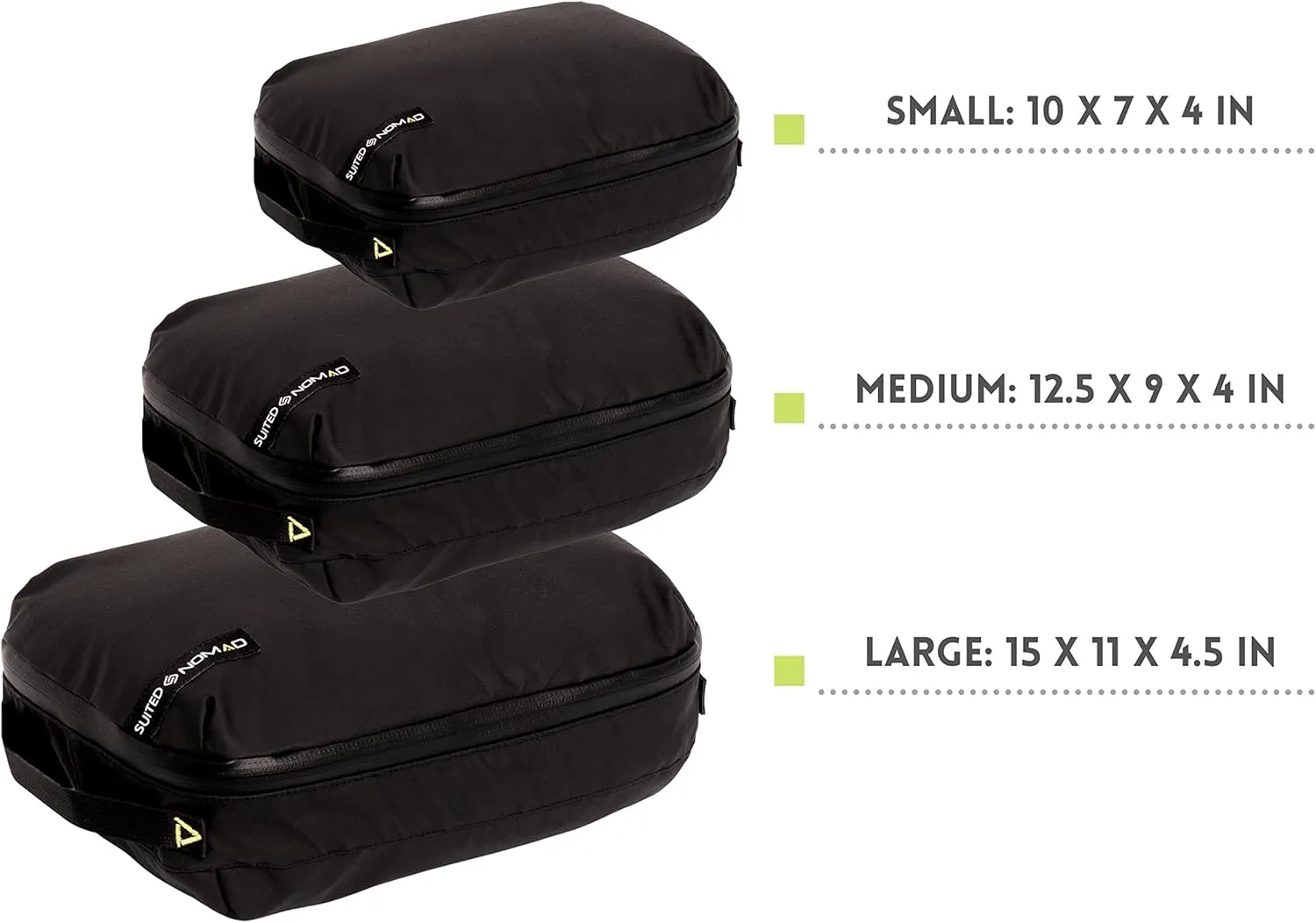 Adventure Travel Packing Cubes, IP65 Water&Dust Proof Organizer Wet Bags