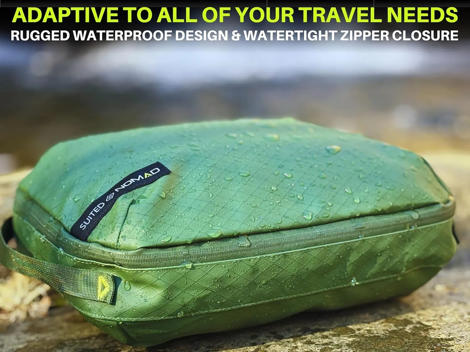 Adventure Travel Packing Cubes, IP65 Water&Dust Proof Organizer Wet Bags