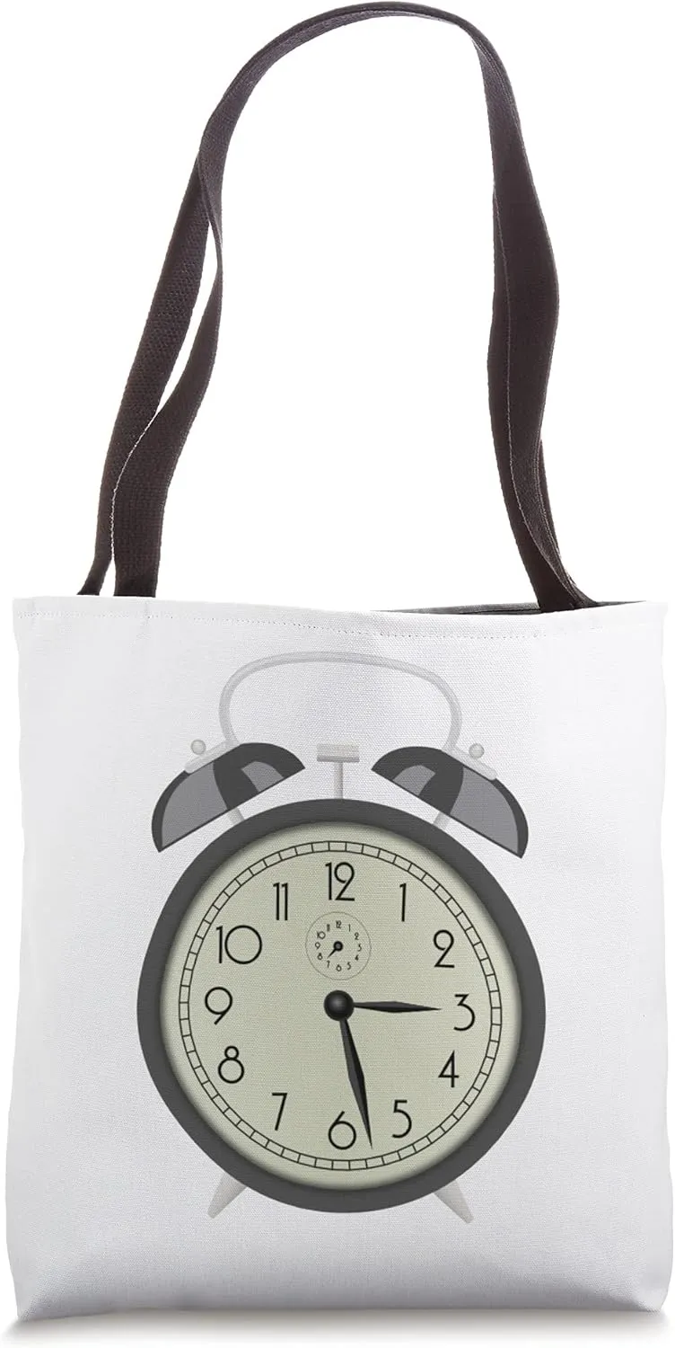 Alarm Clock Tote Bag