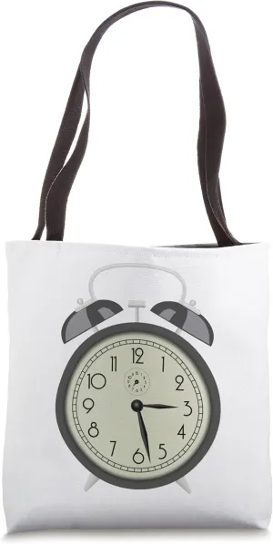 Alarm Clock Tote Bag