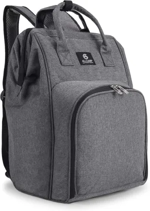 ALLCAMP OUTDOOR GEAR Picnic Backpack for 2 Person W/ Fleece Blanket, Plates and Cutlery Set