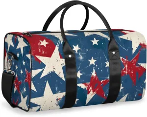 American Memorialize Travel Duffle Bag for Women Men Gym Duffel Foldable Bag Waterproof Weekender 4th of July Duffle Tote