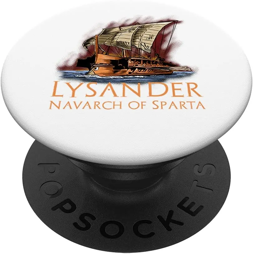 Ancient Greek Trireme - Lysander - Navarch of Sparta PopSockets Swappable PopGrip