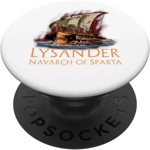Ancient Greek Trireme - Lysander - Navarch of Sparta PopSockets Swappable PopGrip