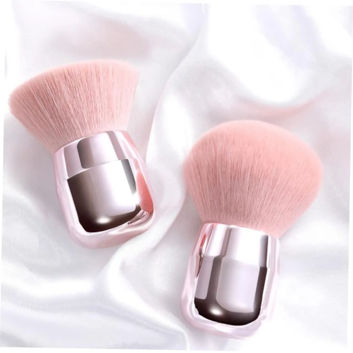 Angoily 4pcs Portable Mushroom Design Makeup Brushes Multi-functional Blusher Powder Brushes for Daily Professional Use Soft Cosmetics Precision Workmanship