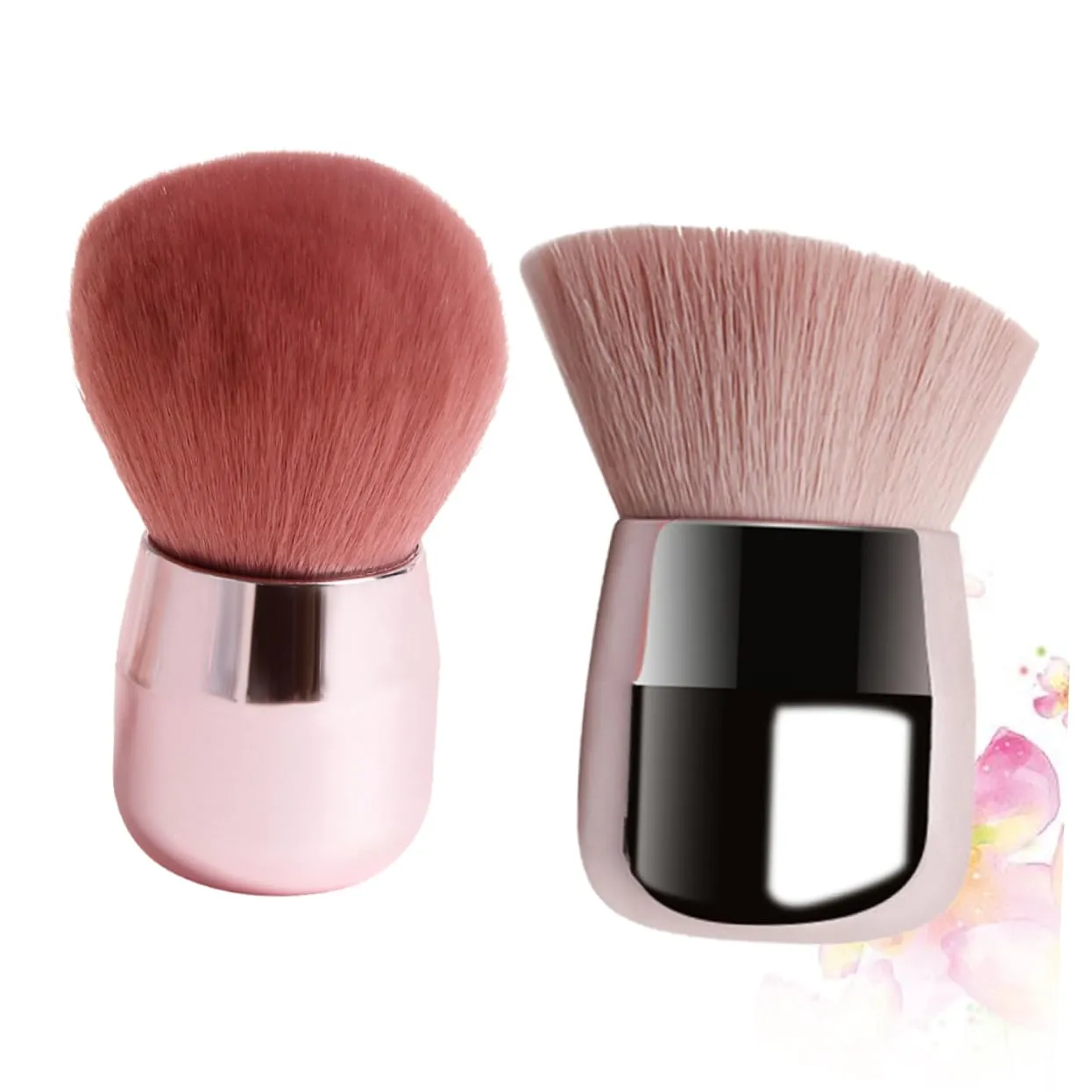 Angoily 4pcs Portable Mushroom Design Makeup Brushes Multi-functional Blusher Powder Brushes for Daily Professional Use Soft Cosmetics Precision Workmanship
