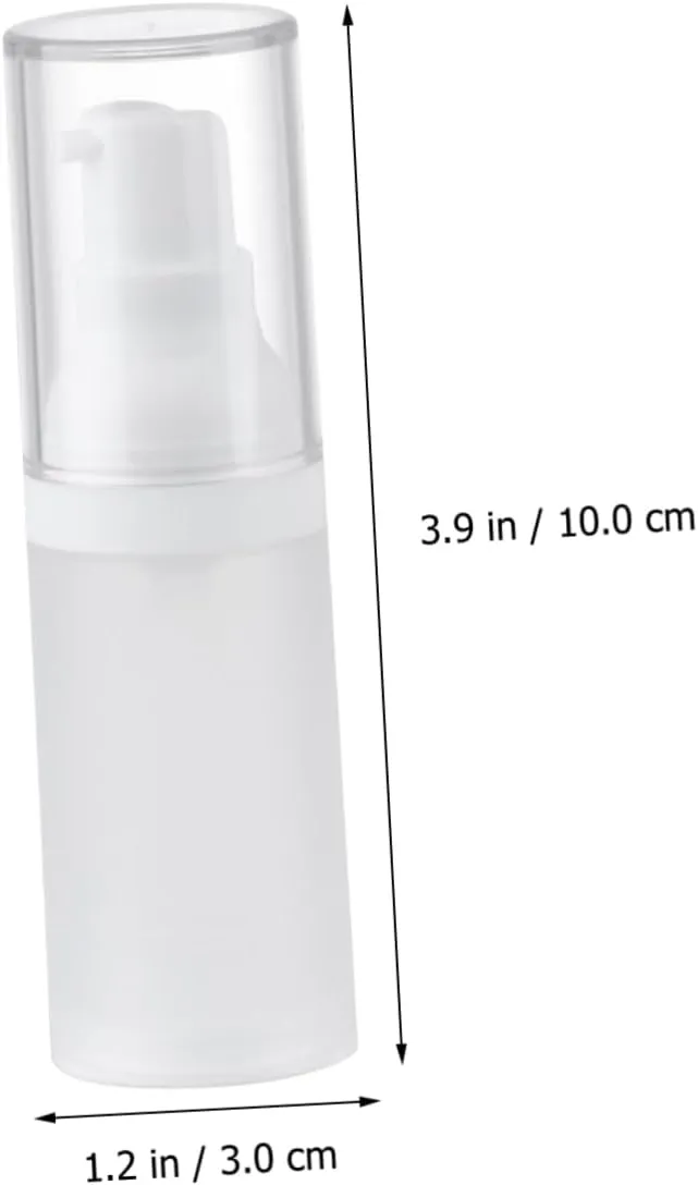 Angoily Travel Size Emulsion Bottle Set 3 Pack of Pump Lotion Containers Vacuum Seal for Safe Storage Go