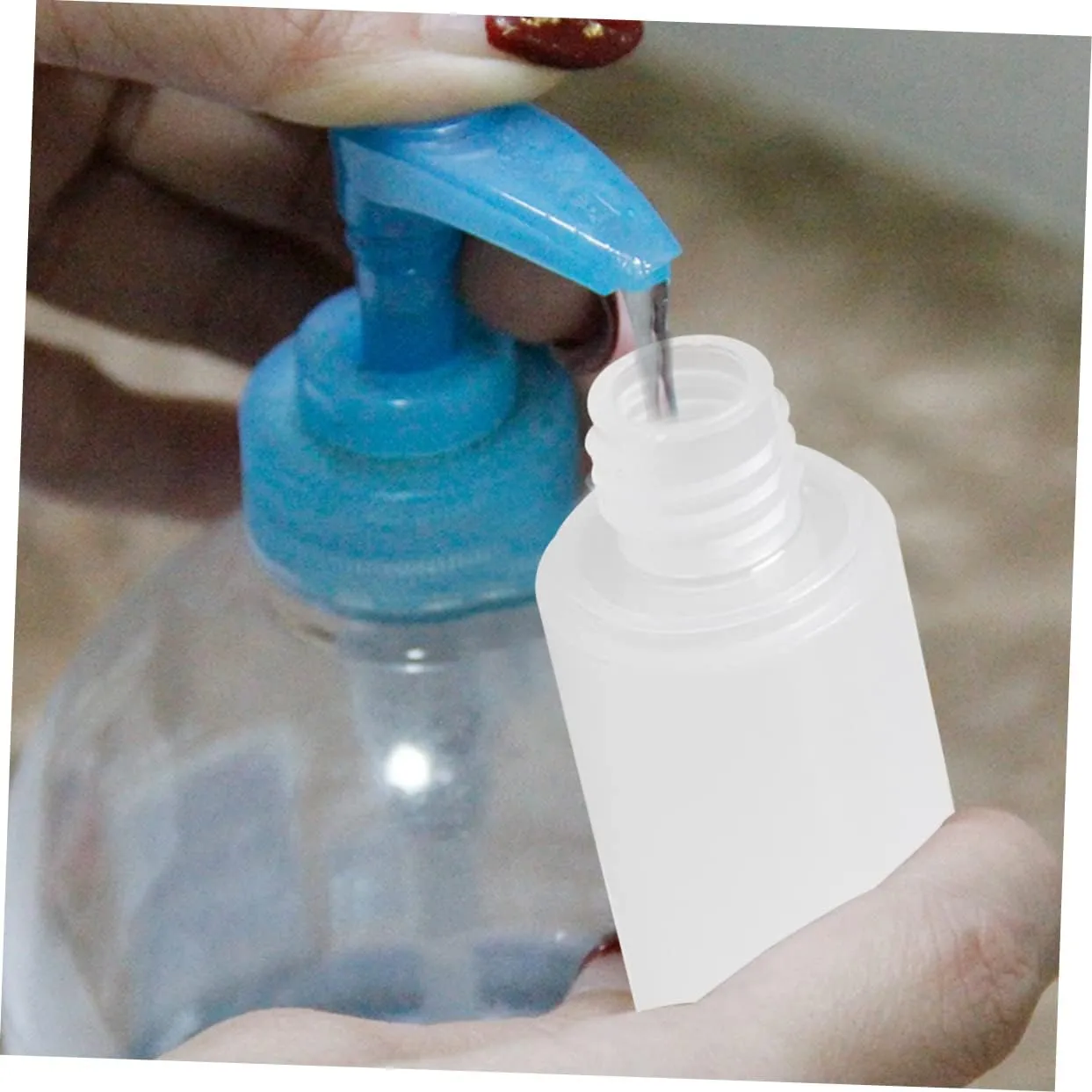 Angoily Travel Size Emulsion Bottle Set 3 Pack of Pump Lotion Containers Vacuum Seal for Safe Storage Go