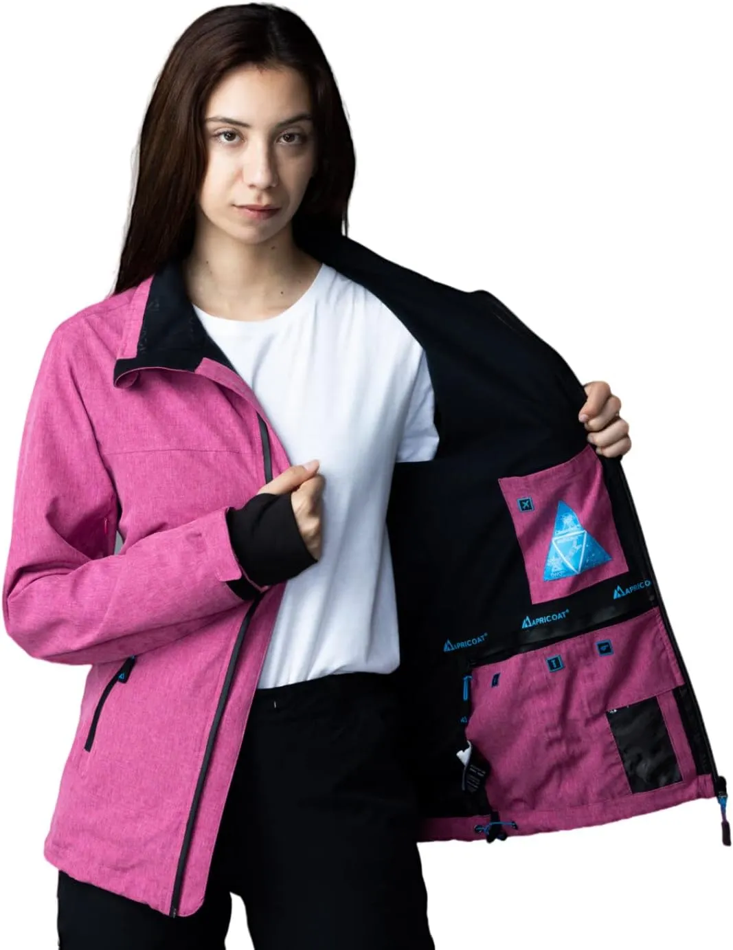 Apricoat Adventure 2.0 Warm Winter Jacket Insulated, Hooded, Waterproof and windproof Coat for Travelling, Hiking, Trekking