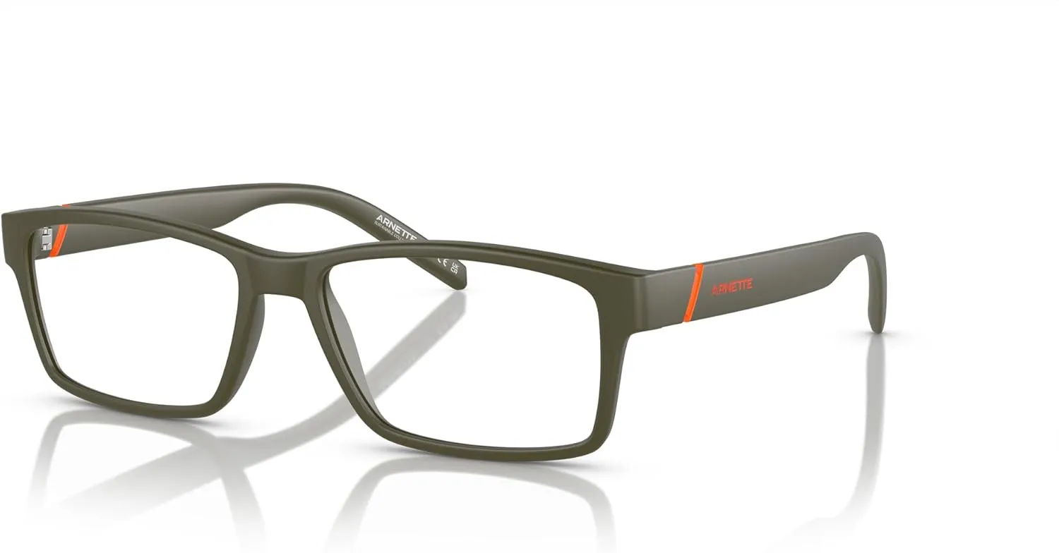 ARNETTE Men's An7179 Leonardo Rectangular Prescription Eyewear Frames