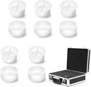 Astromania 1.25 Inch Telescope Eyepiece Case - Bundle with - 1.25 Inch Dust Caps Set