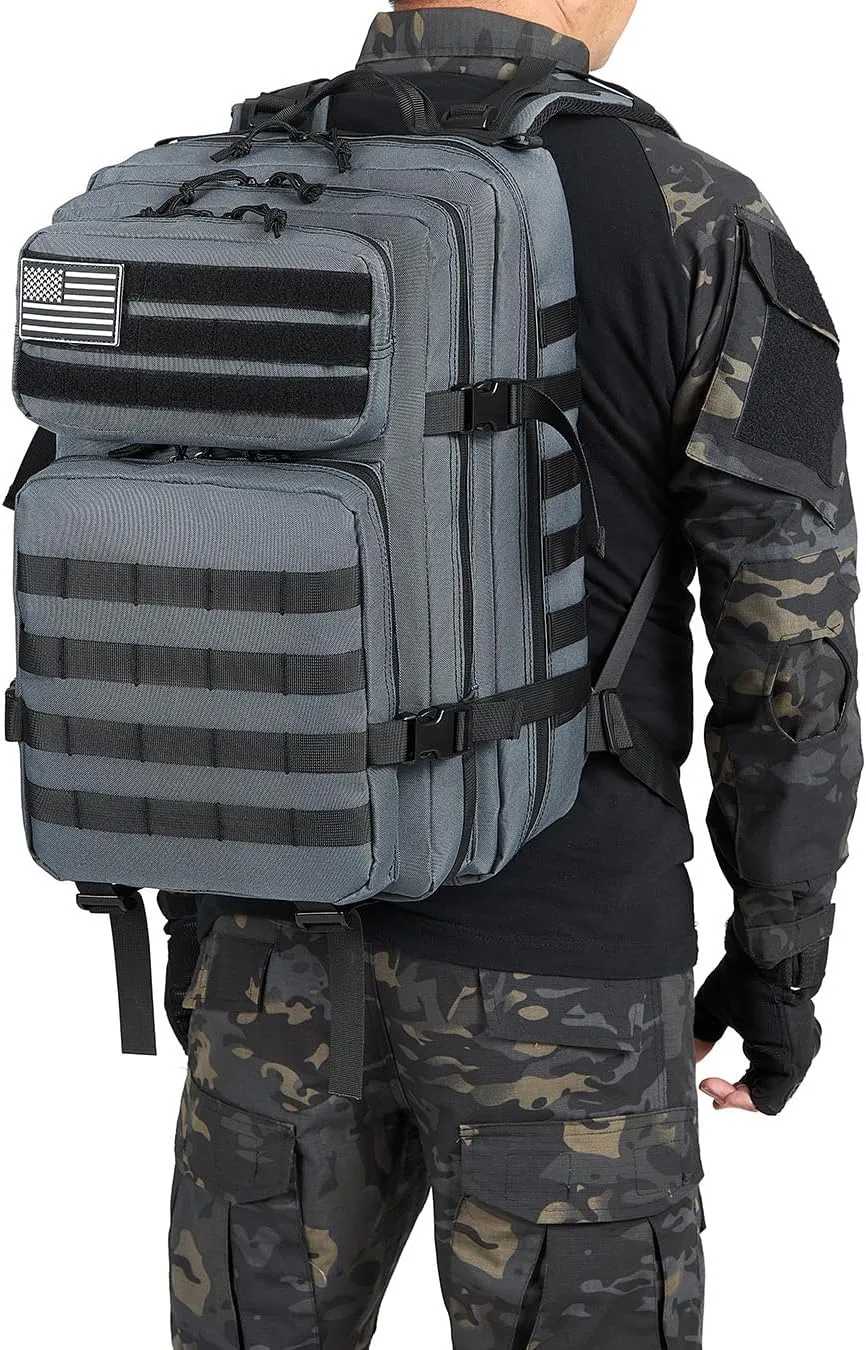 ATBP Military Tactical Molle Rucksack Backpack 45 Liters Hiking Daypack for Travel Hunting Camping