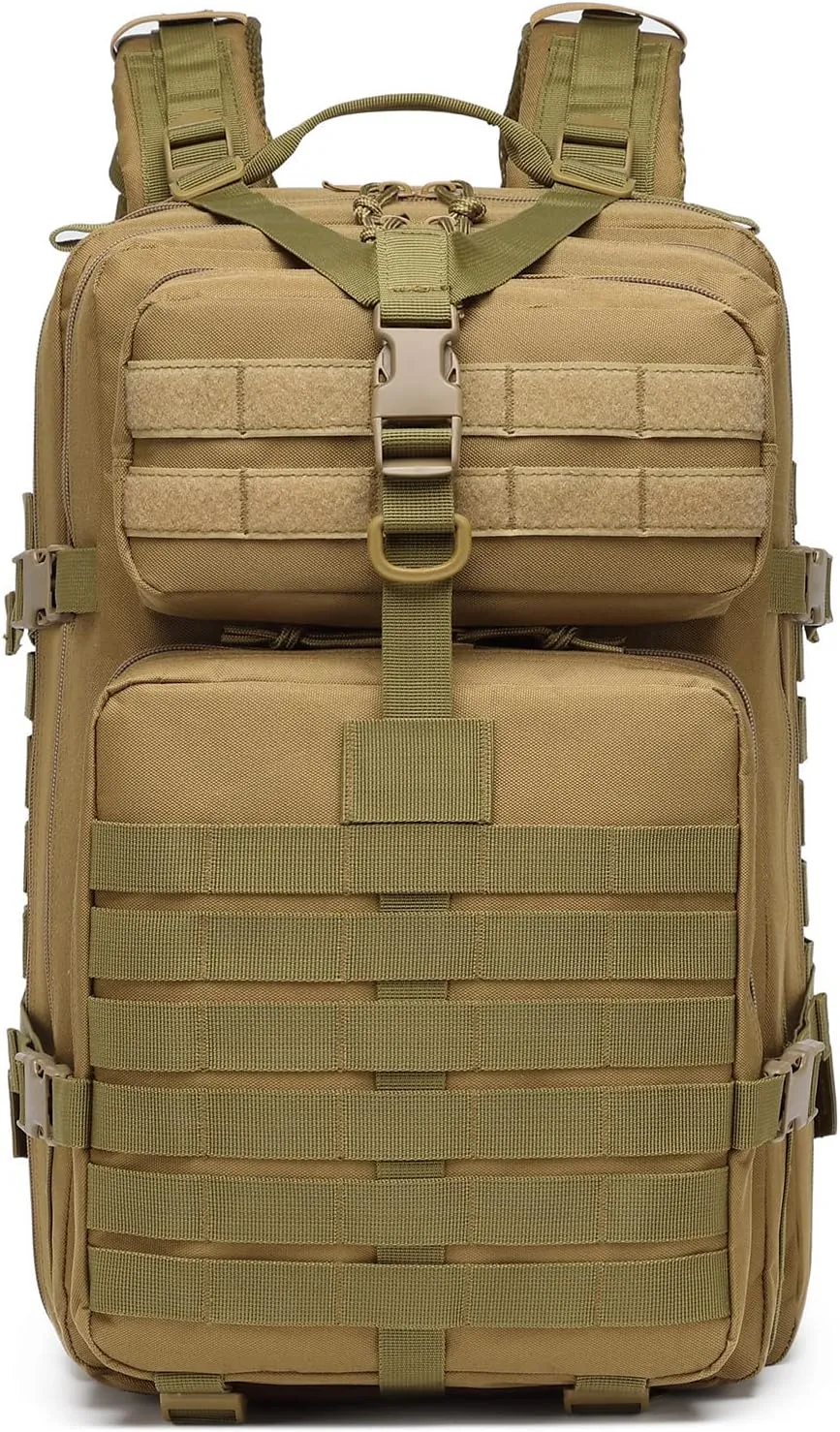 ATBP Tactical Military Rucksack Backpack Molle Hiking Daypack Hunting 45 Liters