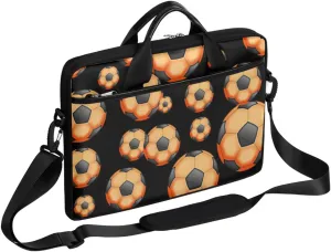 Autumn Fall Leaves Laptop Shoulder Messenger Bag Waterproof Laptop Briefcase Handle Padded Strap
