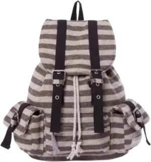 Back Packs，Student School Backpack Korean Styles Travel Backpack Knapsack Retro Stripes Knapsack Large Capacity Casual Daypacks