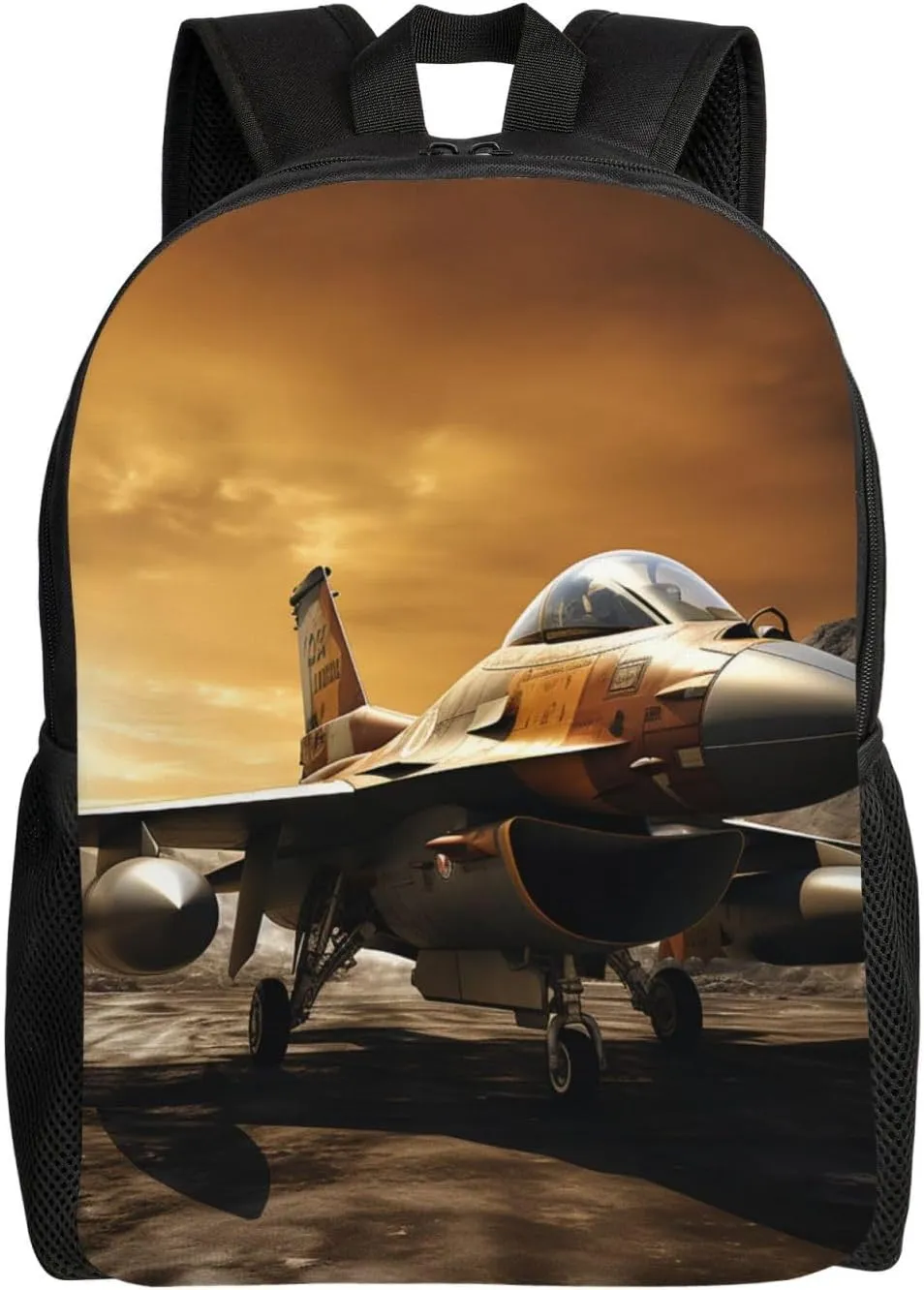 Backpack Travel Laptop Backpack For Men Women Falcon Fighter Casual Daypack Adjustable Lightweight Computer Bag