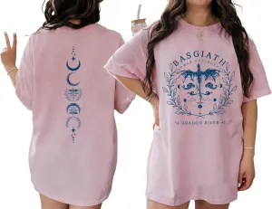 Basgiath War College Shirt - Fourth Wing Book Dragon Rider Rebecca 2 Sided T-Shirt