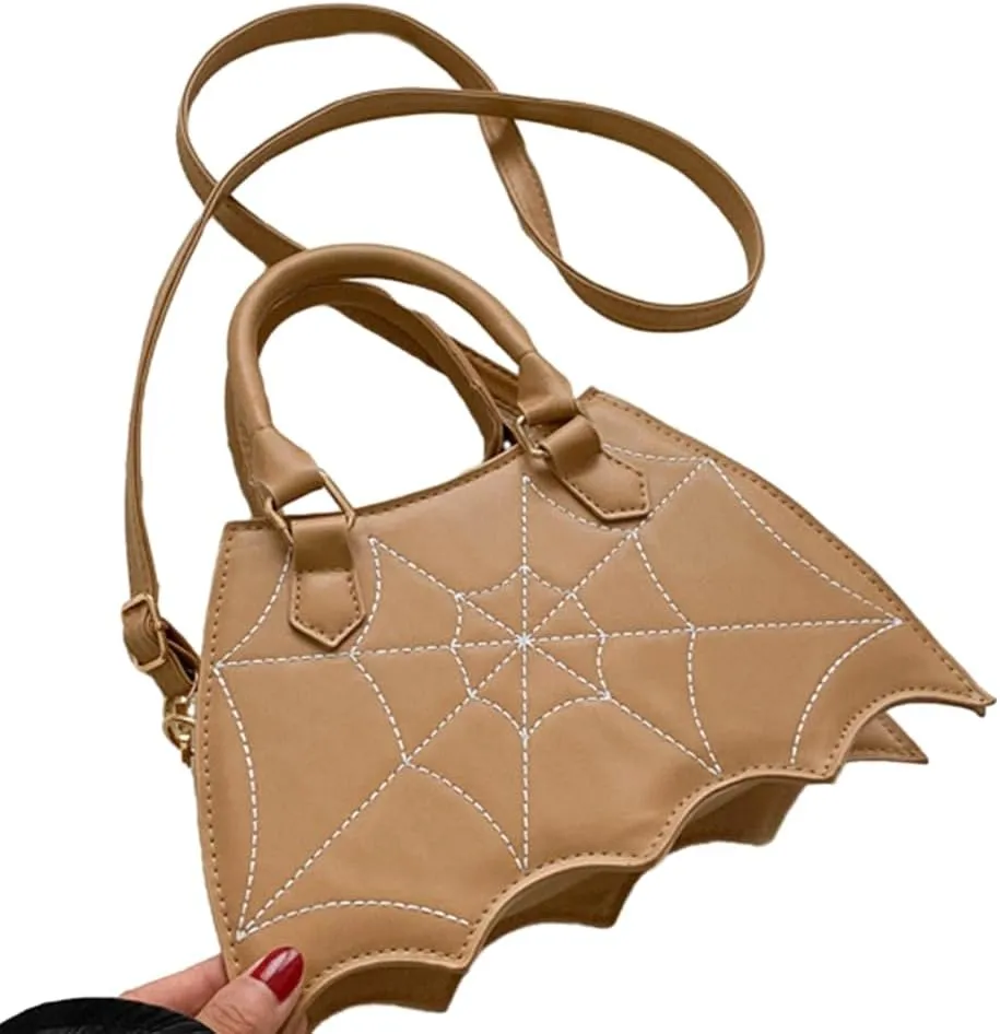 Bat Shape Shoulder Bag Unique Leathers Crossbody Bag Women Handbags Bag Fashion Messenger Bag for Women Lady Girl