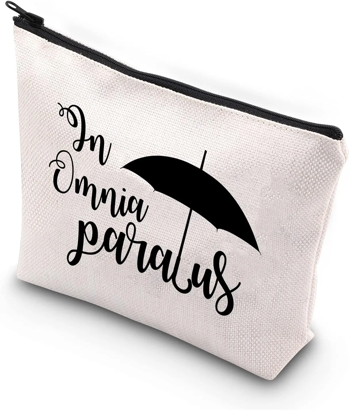 BDPWSS In Omnia Paratus Makeup Bag TV Show Inspired Cosmetic Bag For Fans Gift Friendship Gift (in omnia paratus B)