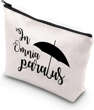 BDPWSS In Omnia Paratus Makeup Bag TV Show Inspired Cosmetic Bag For Fans Gift Friendship Gift (in omnia paratus B)