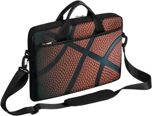 Beautiful Peacock Tail Watercolor Laptop Shoulder Messenger Bag Waterproof Laptop Briefcase with Handle Padded Strap
