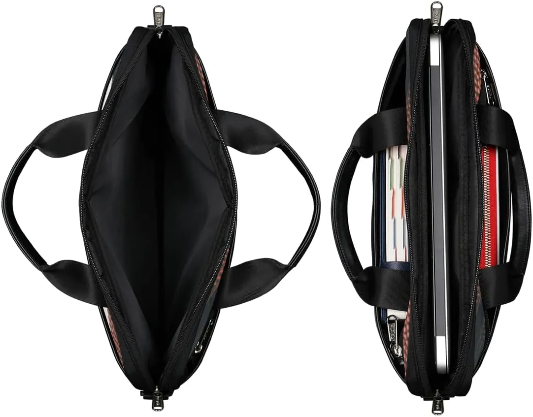 Beautiful Peacock Tail Watercolor Laptop Shoulder Messenger Bag Waterproof Laptop Briefcase with Handle Padded Strap